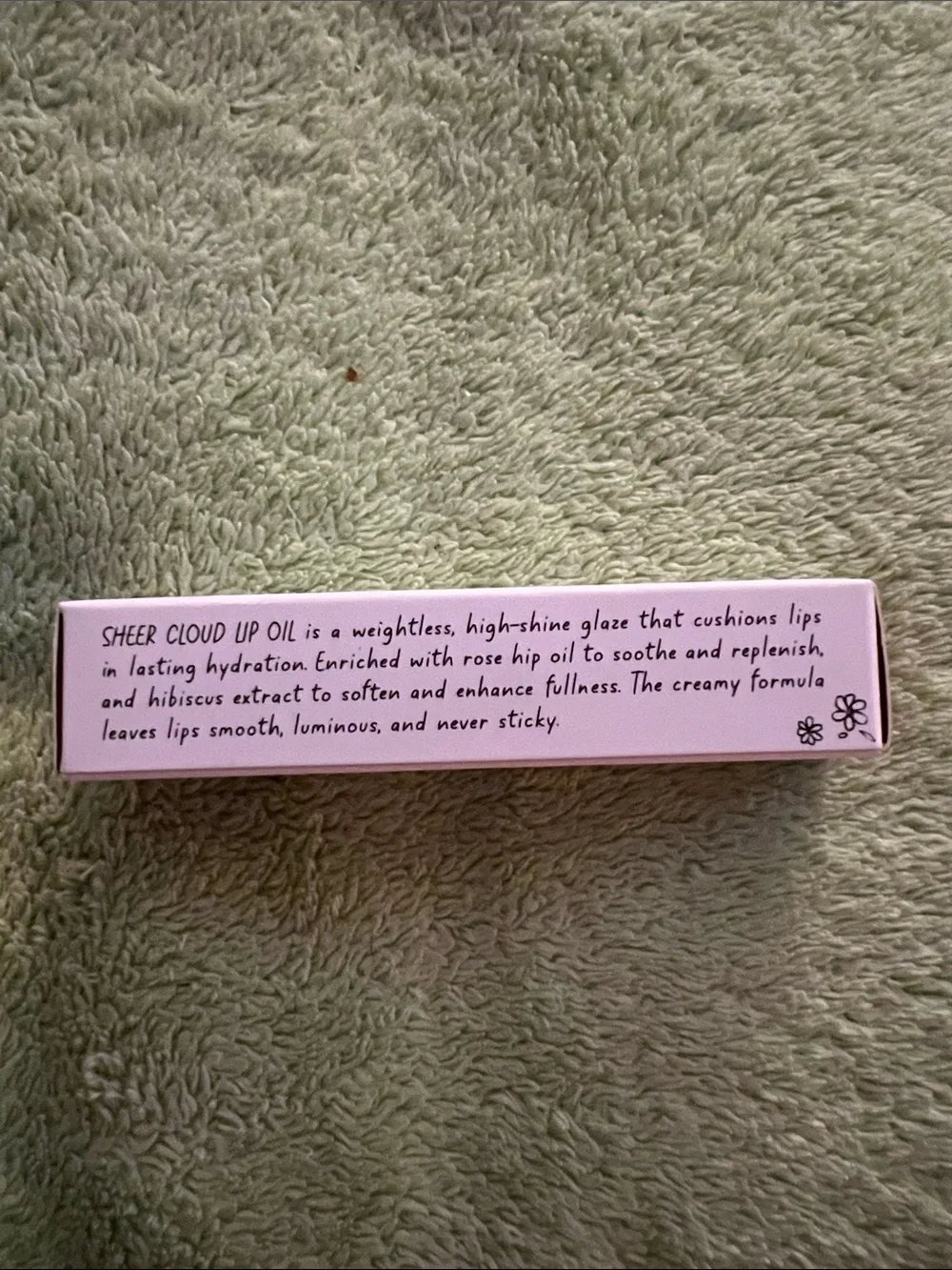 Sheer Cloud Up Oil lip oil - Plume